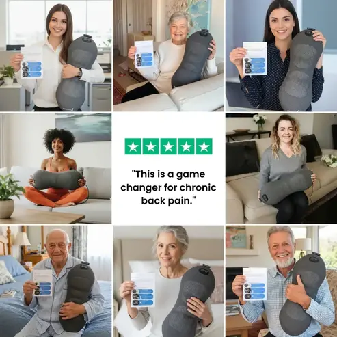 Triple Fusion Back Massager — Gentle At-Home Back Relief