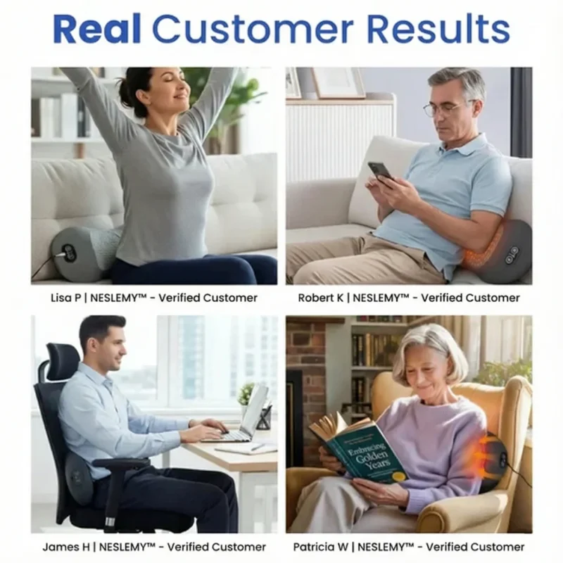 Triple Fusion Back Massager — Gentle At-Home Back Relief