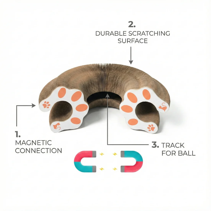 Coomgo™ Interactive Cat Tunnel Toy