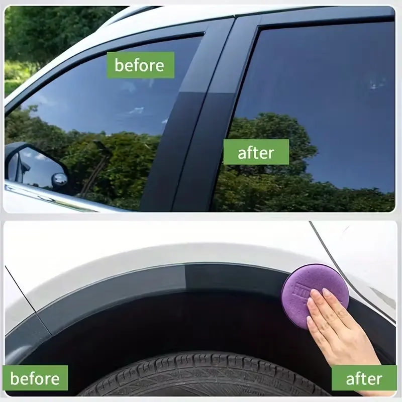 Ultimate Tire & Trim Restorer – Deep Black Shine Coating