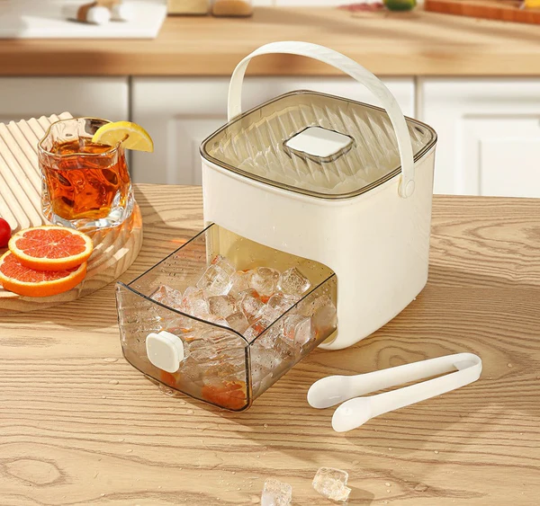 🧊❄️Ice Cube Tray with Lid and Bin – Make Ice-Making Simple